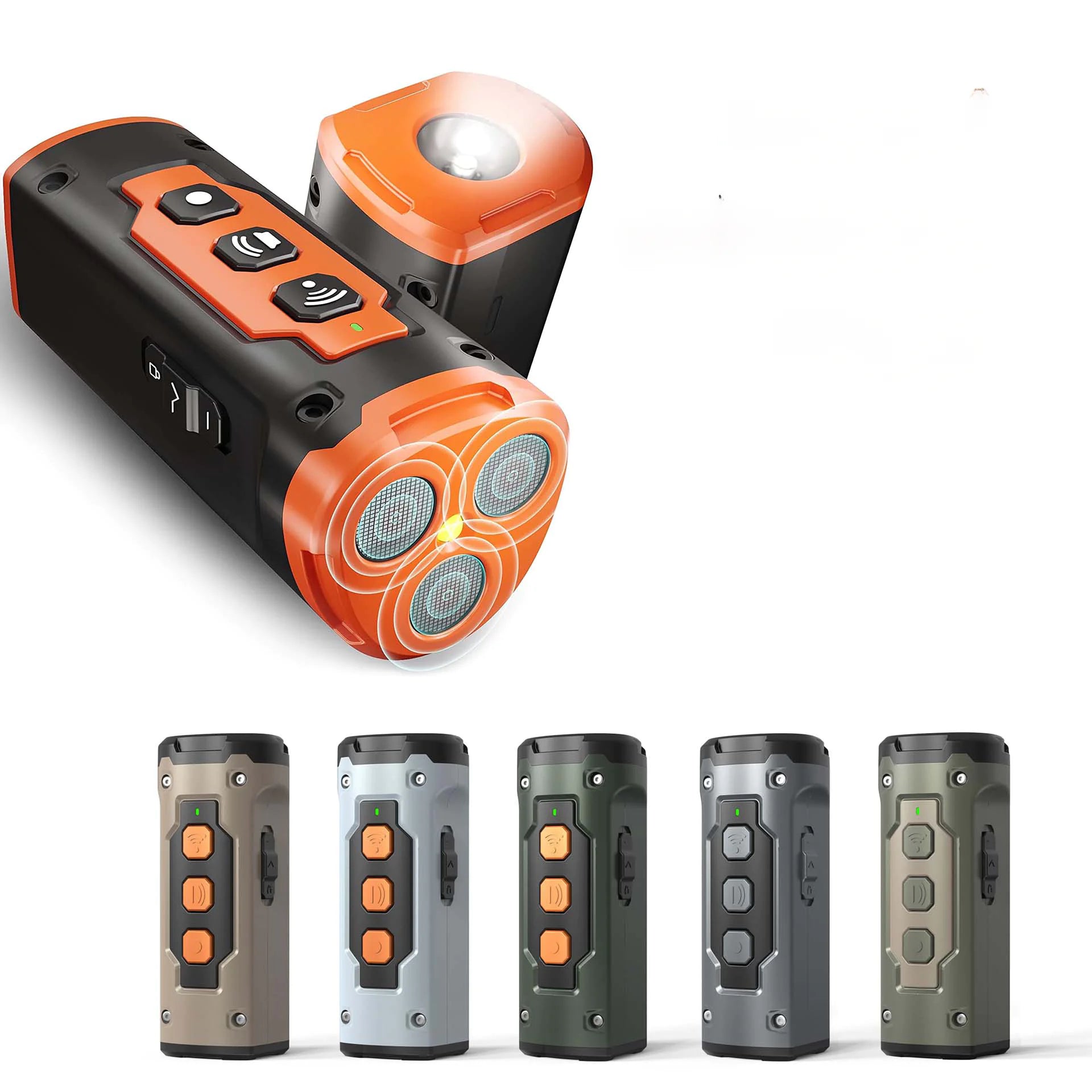 2025 Ultrasonic Dog Repeller with Flashlight Feature